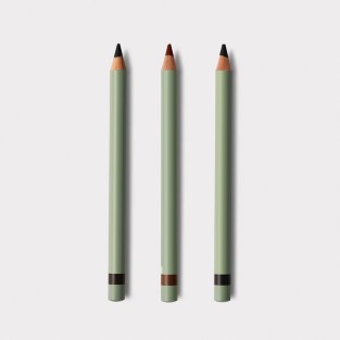 High Pigment Brown Black Wood Eyeliner Matte Cream Easy Draw