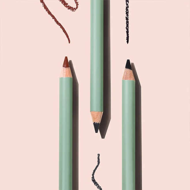 High Pigment Brown Black Wood Eyeliner Matte Cream Easy Draw