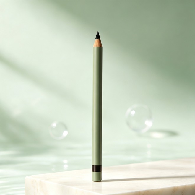 High Pigment Brown Black Wood Eyeliner Matte Cream Easy Draw