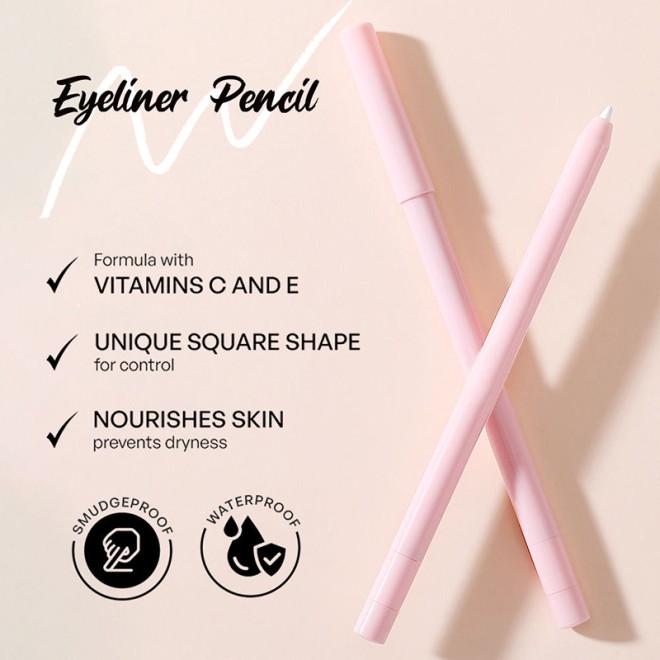 Gel Eyeliner with Built-in Sharpener, Smudge-proof, Matte Finish