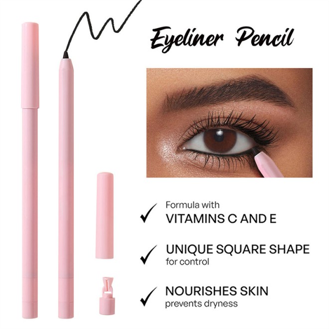 Gel Eyeliner with Built-in Sharpener, Smudge-proof, Matte Finish