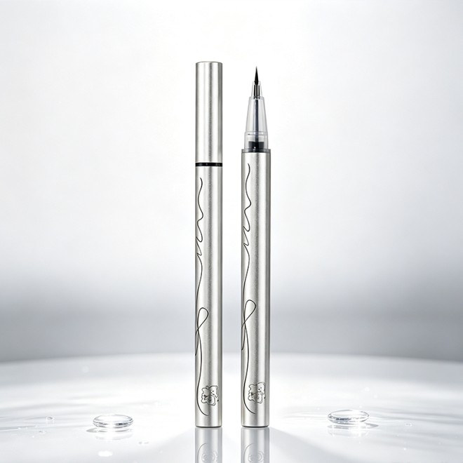 Three-Color Ultra Fine Eyeliner Pencil Natural Smooth Long-Lasting Waterproof Sweatproof Smudge-Proof High Pigmentation