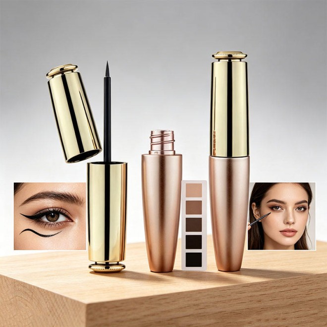 Vegan Waterproof Liquid Eyeliner Gentle Long-Lasting Customizable