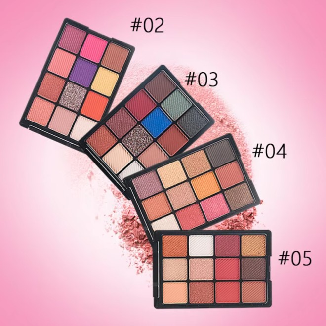 Shiny Shimmer Eyeshadow Palette High Pigment Waterproof Pressed Powder
