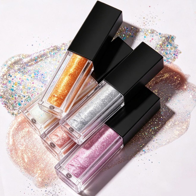 Waterproof Long-lasting Metallic Flash Liquid Eyeshadow