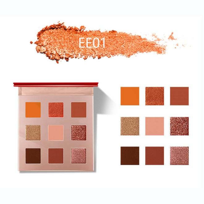 9 Color Eyeshadow Palette High Pigment Matte Shimmer Eyeshadow Palette