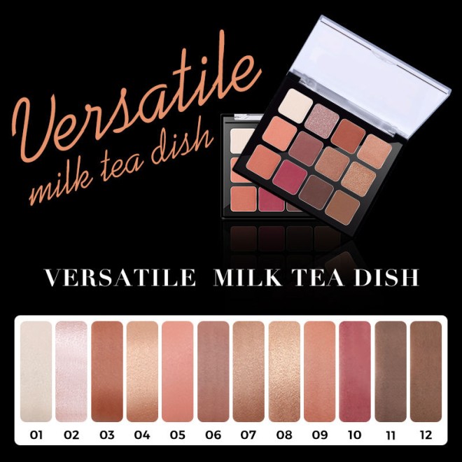 12 Color High Pigment Eyeshadow Palette Beauty Cosmetic Makeup