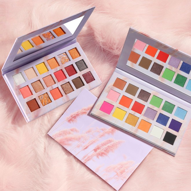 18-Color Eyeshadow Palette High Pigment Waterproof Makeup Tray Set