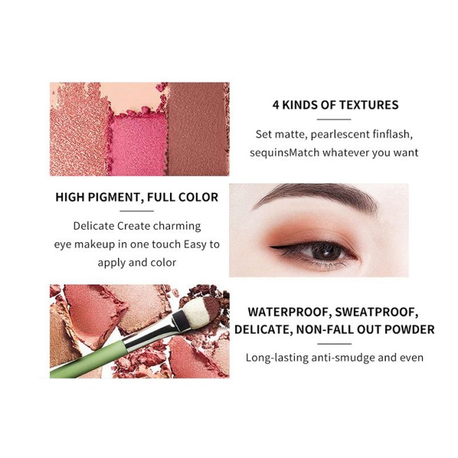 Mini 4-Color Shimmer Eyeshadow Palette