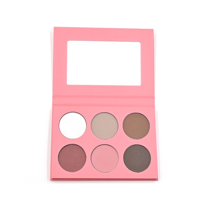 6-Color Highlighter Palette Multicolor Shimmer Eyeshadow