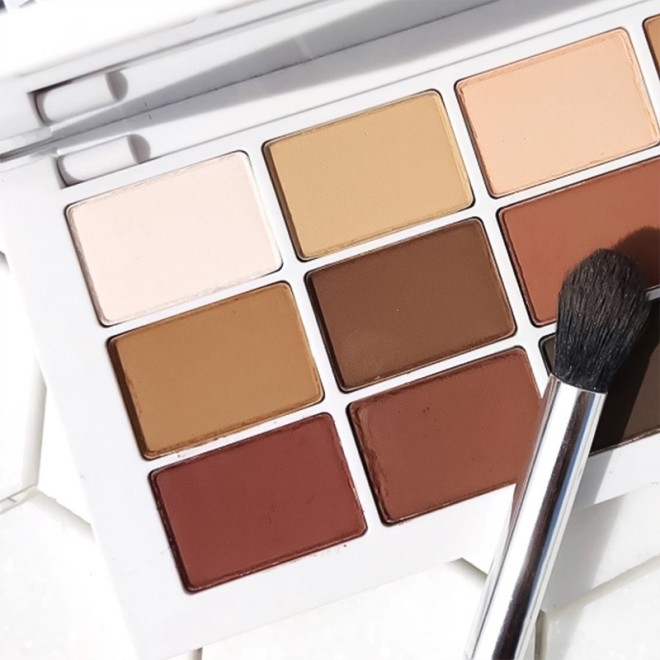 12 Colors High Pigment Shimmer Eyeshadow Palette Daily Makeup Multicolor Eyeshadow