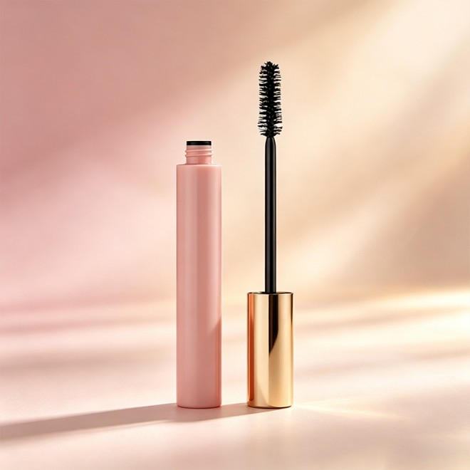 4D Mascara Fiber and Liquid Mascara Set Waterproof Lengthening Volumizing