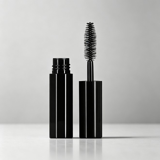 Natural Mega Plush Washable Lengthening Mascara Long-lasting Lengthening Vegan Voluminous Thick Deep Black Mascara