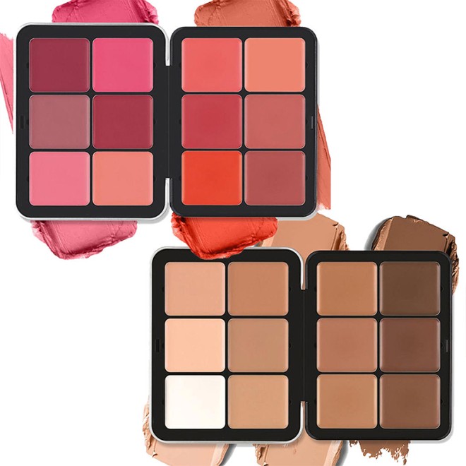 Vegan Beauty Cream Blush Palette - Matte Natural Waterproof Makeup Cream