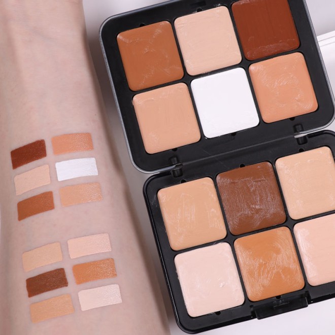 Vegan Beauty Cream Blush Palette - Matte Natural Waterproof Makeup Cream