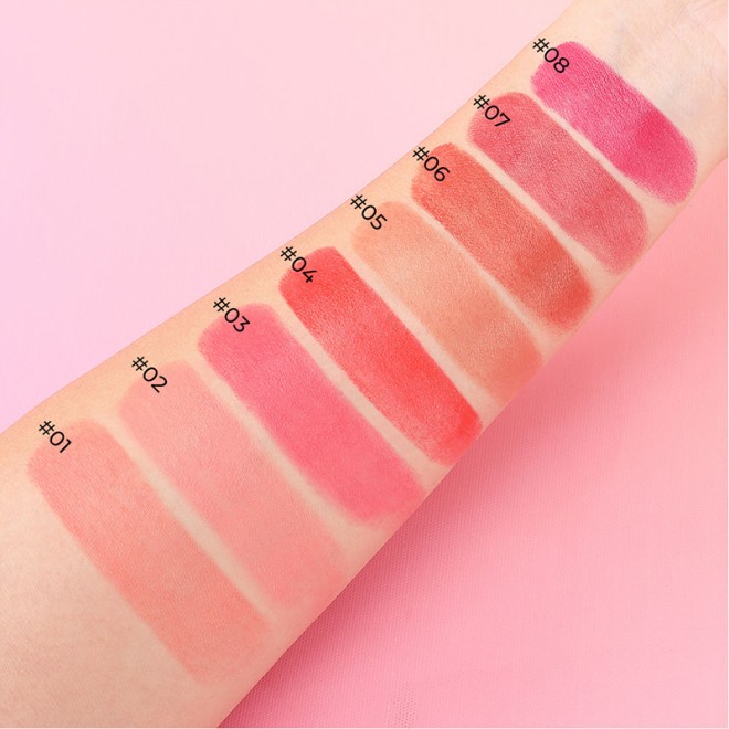 High Pigment Waterproof Matte Cream Blush Stick