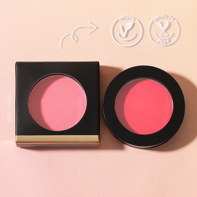 Cream Silky Waterproof High-Pigment Blush Powder