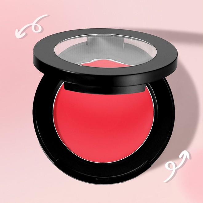 Cream Silky Waterproof High-Pigment Blush Powder