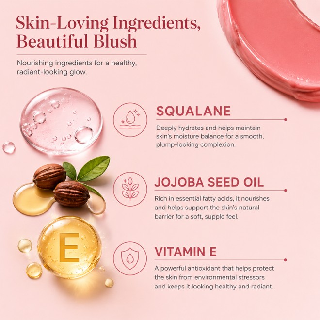 Cream Blush Stick High Pigment Waterproof Blush Stick Face Makeup