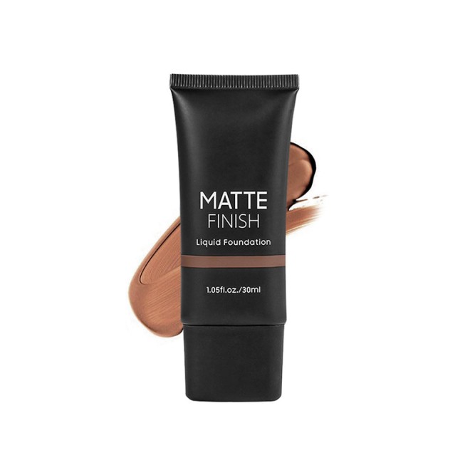 Matte Waterproof Oil-Control Long-Lasting Full Coverage Dark Skin Liquid Foundation