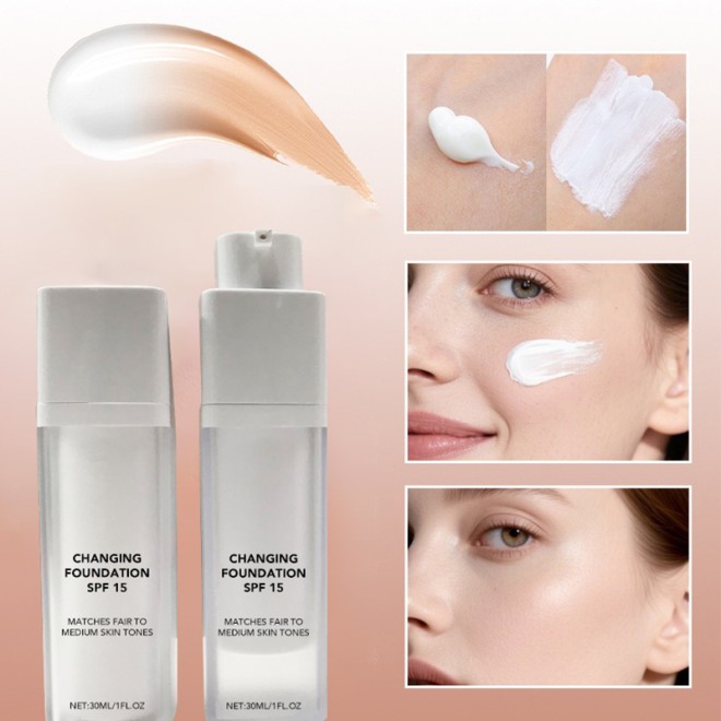 Color Changing Full Coverage Long-Lasting 4-in-1 Foundation
