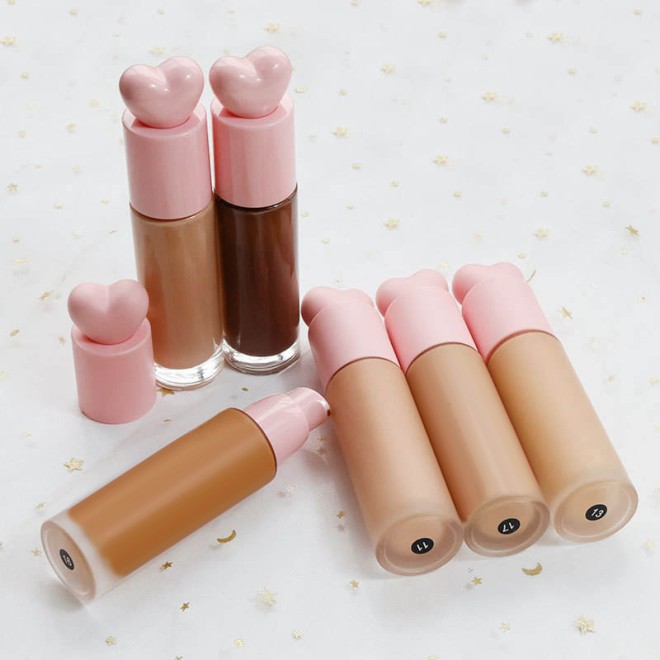 Vegan Waterproof Liquid Foundation Cream Matte Full Coverage Concealer Foundation