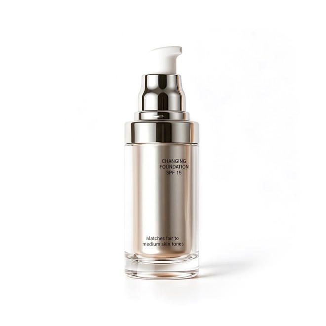 Full Coverage Color Changing Foundation Long-Lasting Waterproof Liquid Temperature-Changing Foundation