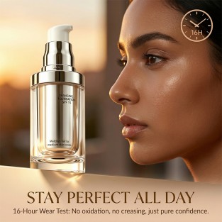 Full Coverage Color Changing Foundation Long-Lasting Waterproof Liquid Temperature-Changing Foundation