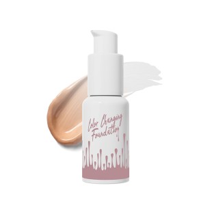 4-in-1 Primer Sunscreen Concealer Foundation Color-Changing Skin Tone Foundation