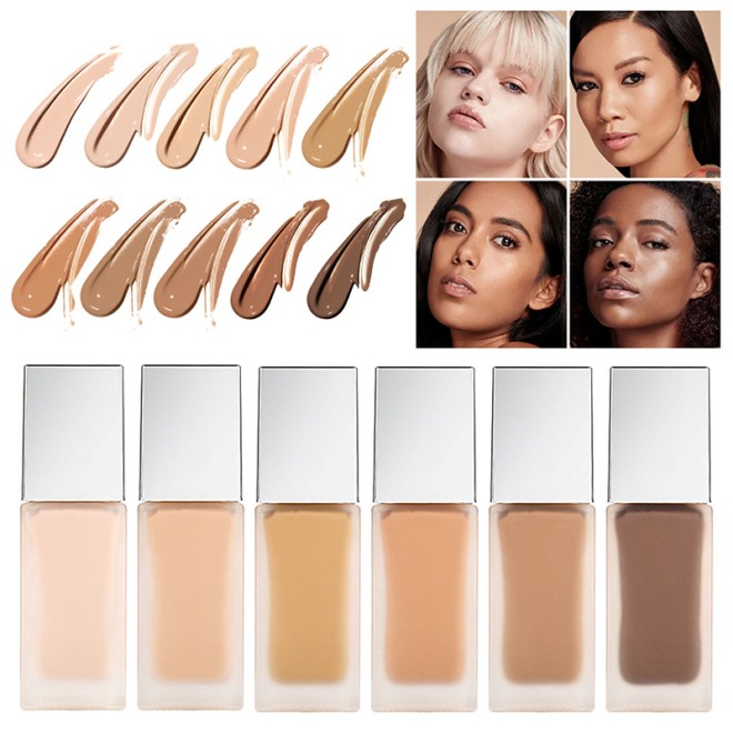 Liquid Matte Waterproof Foundation Full Coverage Oil Control Face Makeup