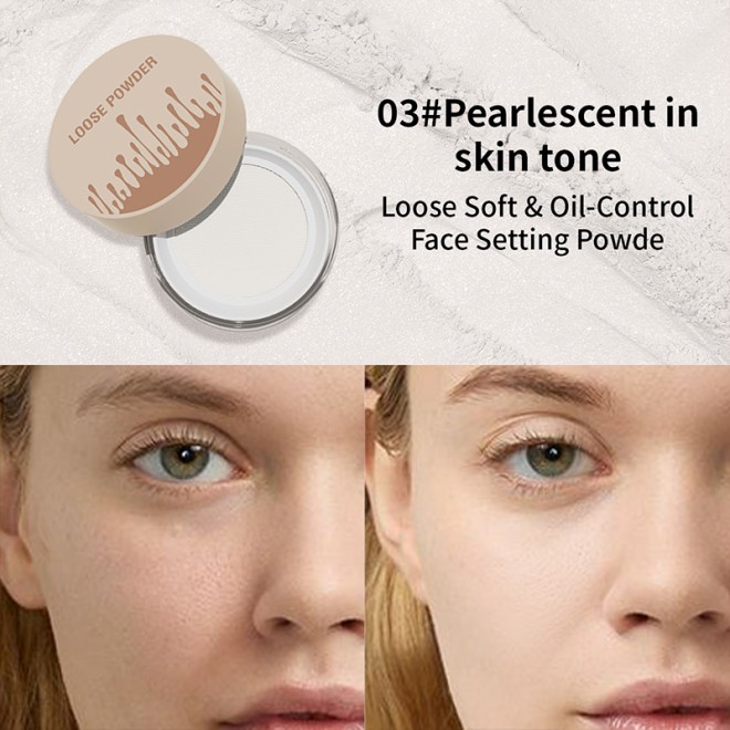 5-Color Face Setting Powder Translucent Loose Powder