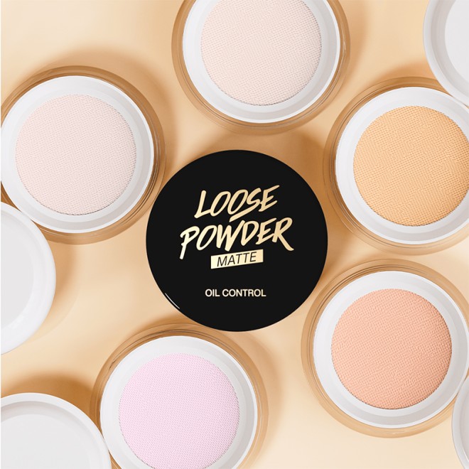 Full Coverage Waterproof Concealer Oil-Control Face Powder Loose Powder