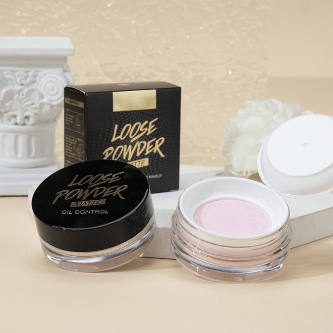 Full Coverage Waterproof Concealer Oil-Control Face Powder Loose Powder