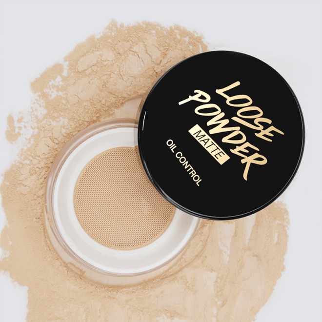 Full Coverage Waterproof Concealer Oil-Control Face Powder Loose Powder