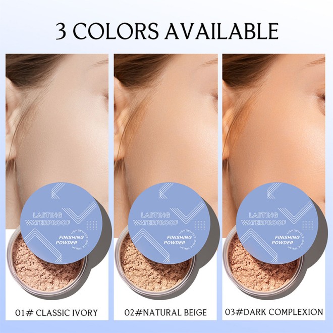 Long Lasting Square Setting Powder Oil Control Waterproof Natural Mineral Ingredients