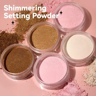 Pearl Lightweight Loose Powder Light Natural Setting Highlight Brightening Concealer Oil Control