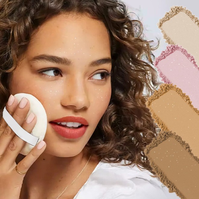 Pearl Lightweight Loose Powder Light Natural Setting Highlight Brightening Concealer Oil Control