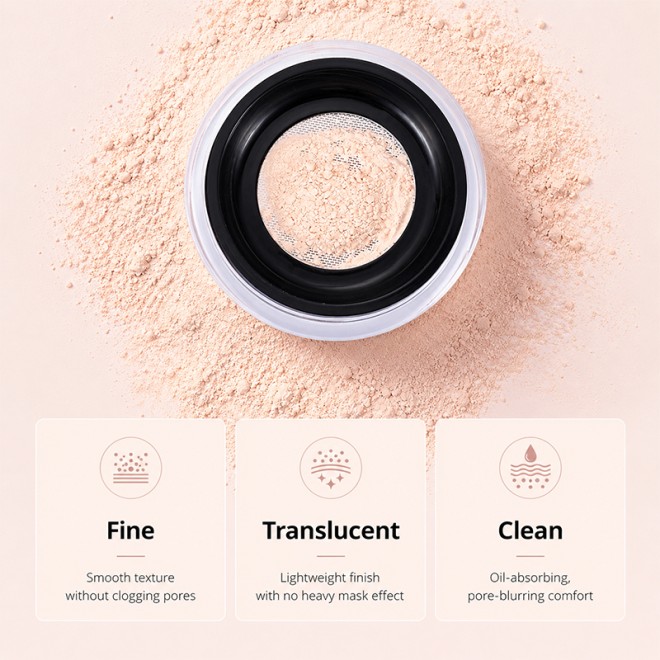 Lightweight Setting Loose Powder Long-Lasting Oil-Control Waterproof Sweat-Proof