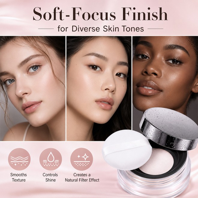 Lightweight Setting Loose Powder Long-Lasting Oil-Control Waterproof Sweat-Proof