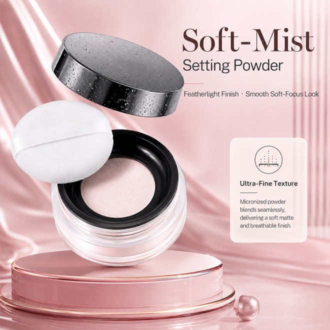 Lightweight Setting Loose Powder Long-Lasting Oil-Control Waterproof Sweat-Proof