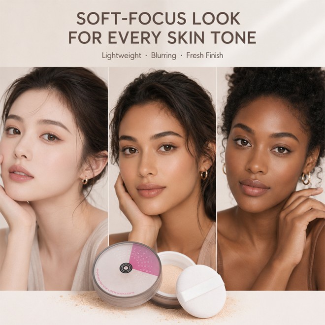 Soft Mist Loose Powder Long-Lasting Setting Powder Smooth Non-Caking