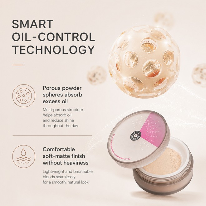 Soft Mist Loose Powder Long-Lasting Setting Powder Smooth Non-Caking