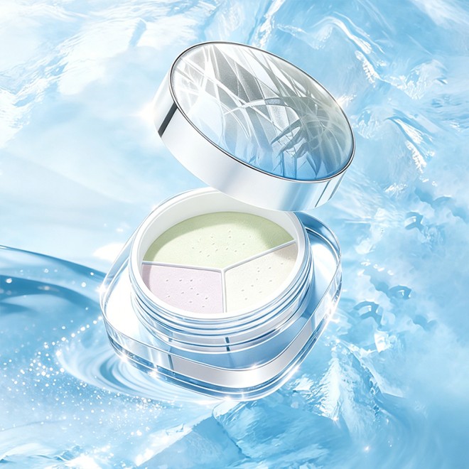 Multicolor Watery Loose Powder Oil Control Pore Refining Clear Long-Lasting