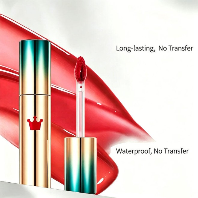 Multi-Shade Matte and Glossy Dual Texture Waterproof Lip Gloss