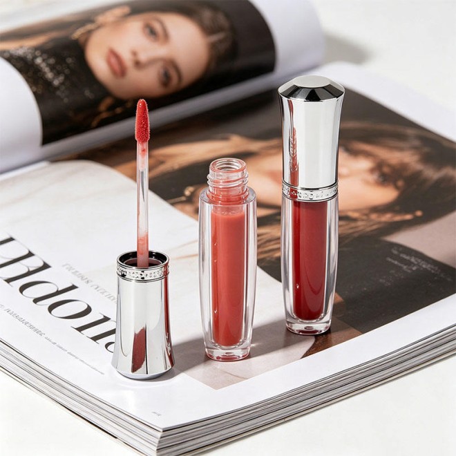 Private Label Waterproof Lip Glaze Vegan Herbal Formula Long-Lasting Moisture