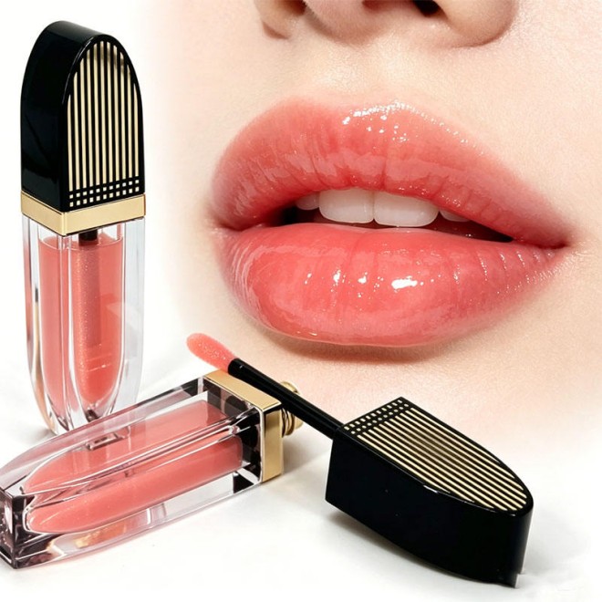 Waterproof Non-Stick Cup Lip Glaze Customizable Color Long-Lasting Moisturizing