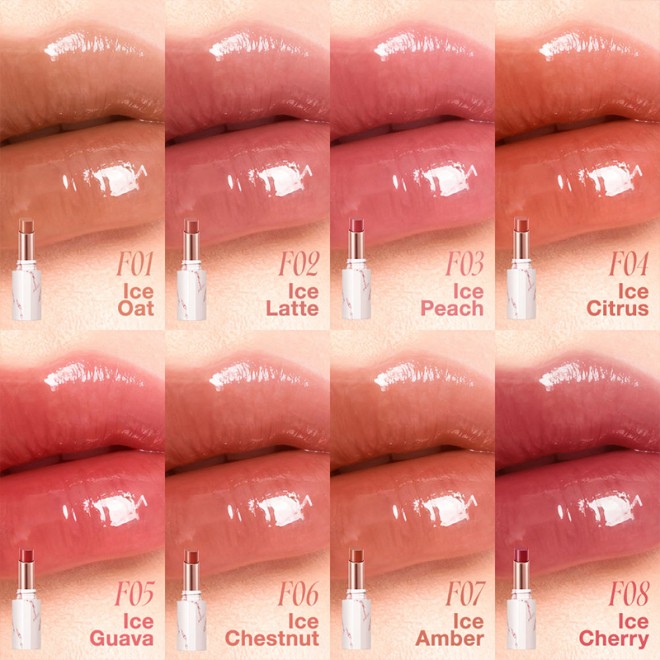Ice Film Mirror Lipstick Long-Lasting Wear Non-Staining Radiance-Locking