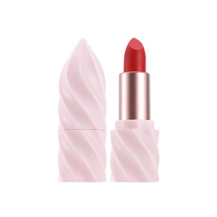 Faceted Design Matte Lipstick High Pigment Red Lipstick