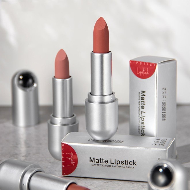 Non-Sticky Vegan Matte Lipstick Long-Lasting Waterproof