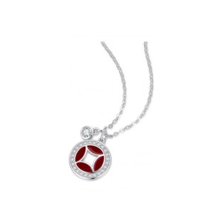 Minimalist Style High Zirconia Sterling Silver Necklace